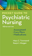 Image of the book cover for 'Pocket Guide to Psychiatric Nursing'