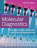 Image of the book cover for 'Molecular Diagnostics'