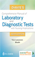 Image of the book cover for 'Davis's Comprehensive Manual of Laboratory and Diagnostic Tests With Nursing Implications'