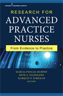 Image of the book cover for 'Research for Advanced Practice Nurses'