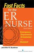 Image of the book cover for 'Fast Facts for the ER Nurse'