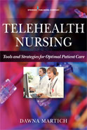 Image of the book cover for 'Telehealth Nursing'