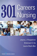 Image of the book cover for '301 Careers in Nursing'
