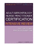 Image of the book cover for 'Adult-Gerontology Nurse Practitioner Certification Intensive Review'