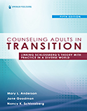 Image of the book cover for 'Counseling Adults in Transition'