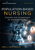Image of the book cover for 'Population-Based Nursing'