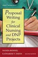 Image of the book cover for 'Proposal Writing for Clinical Nursing and DNP Projects'