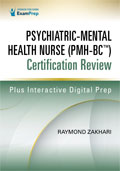 Image of the book cover for 'Psychiatric-Mental Health Nurse (PMH-BC™) Certification Review'