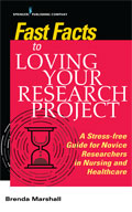 Image of the book cover for 'Fast Facts to Loving Your Research Project'