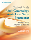 Image of the book cover for 'Textbook for the Adult-Gerontology Acute Care Nurse Practitioner'