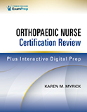 Image of the book cover for 'Orthopaedic Nurse Certification Review'
