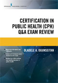 Image of the book cover for 'Certification in Public Health (CPH) Q&A Exam Review'