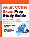 Image of the book cover for 'Adult CCRN Exam Prep Study Guide'