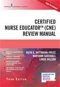 Image of the book cover for 'Certified Nurse Educator (CNE) Review Manual'