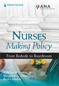 Image of the book cover for 'Nurses Making Policy'