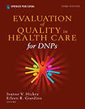 Image of the book cover for 'Evaluation of Quality in Health Care for DNPs'