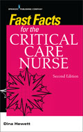 Image of the book cover for 'Fast Facts for the Critical Care Nurse'