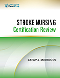 Image of the book cover for 'Stroke Nursing Certification Review'