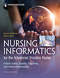 Image of the book cover for 'Nursing Informatics for the Advanced Practice Nurse'