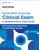 Image of the book cover for 'Social Work Licensing Clinical Exam'