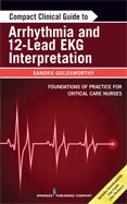 Image of the book cover for 'Compact Clinical Guide to Arrhythmia and 12-Lead EKG Interpretation'