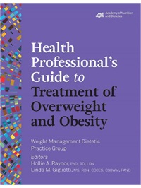 Image of the book cover for 'Health Professional's Guide to Treatment of Overweight and Obesity'