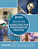 Image of the book cover for 'Guidelines for Perioperative Practice 2022'