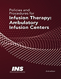 Image of the book cover for 'Policies and Procedures for Infusion Therapy: Ambulatory Infusion Centers'