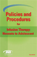Image of the book cover for 'Policies and Procedures for Infusion Therapy: Neonate to Adolescent'