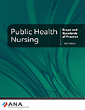 Image of the book cover for 'Public Health Nursing: Scope and Standards of Practice'