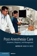 Image of the book cover for 'Post-Anesthesia Care'