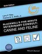 Image of the book cover for 'Blackwell's Five-Minute Veterinary Consult'
