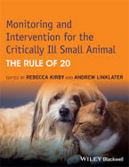 Image of the book cover for 'Monitoring and Intervention for the Critically Ill Small Animal'