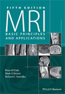 Image of the book cover for 'MRI: BASIC PRINCIPLES AND APPLICATIONS'