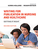 Image of the book cover for 'Writing for Publication in Nursing and Healthcare'