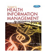Image of the book cover for 'Today's Health Information Management'