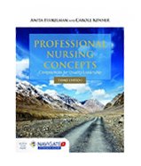 Image of the book cover for 'Professional Nursing Concepts'