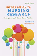 Image of the book cover for 'Introduction To Nursing Research'