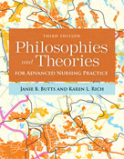 Image of the book cover for 'Philosophies and Theories for Advanced Nursing Practice'