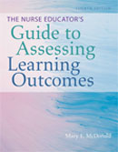 Image of the book cover for 'The Nurse Educator's Guide to Assessing Learning Outcomes'