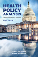 Image of the book cover for 'Health Policy Analysis'