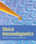 Image of the book cover for 'Clinical Immunodiagnostics'