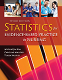 Image of the book cover for 'Statistics for Evidence-Based Practice in Nursing'