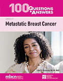 Image of the book cover for '100 Questions & Answers About Metastatic Breast Cancer'