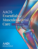 Image of the book cover for 'AAOS Essentials of Musculoskeletal Care'