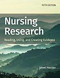 Image of the book cover for 'Nursing Research'