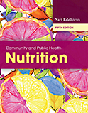 Image of the book cover for 'Community and Public Health Nutrition'