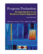 Image of the book cover for 'Program Evaluation'