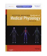 Image of the book cover for 'Guyton and Hall Textbook of Medical Physiology'