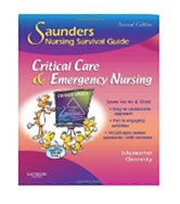 Image of the book cover for 'Saunders Nursing Survival Guide: Critical Care & Emergency Nursing'